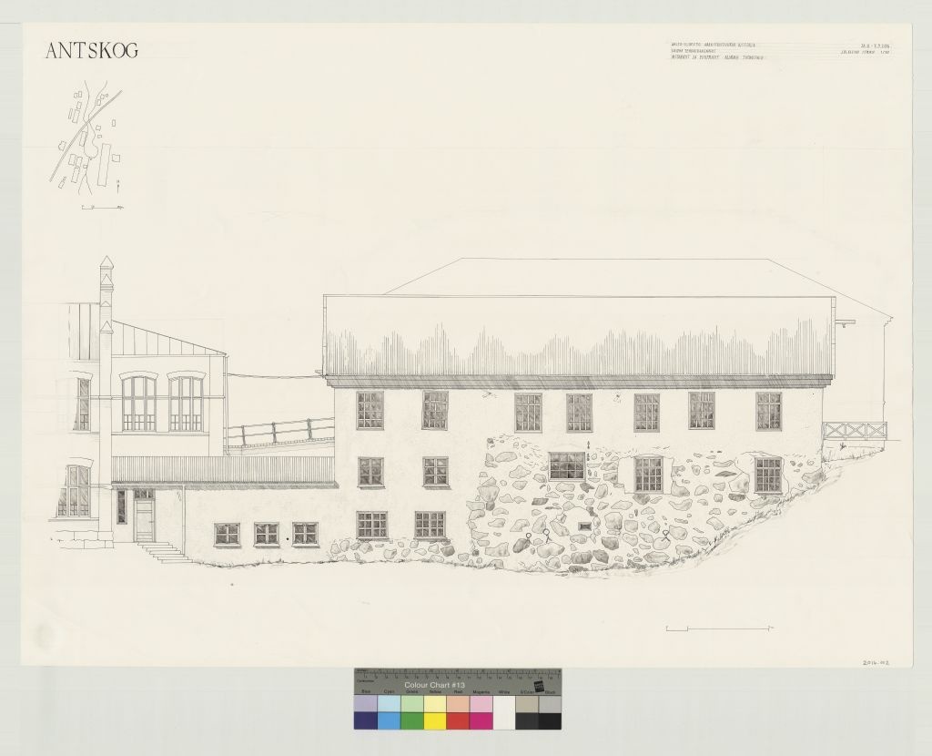 Antskogi rookie buildings, measurement drawing