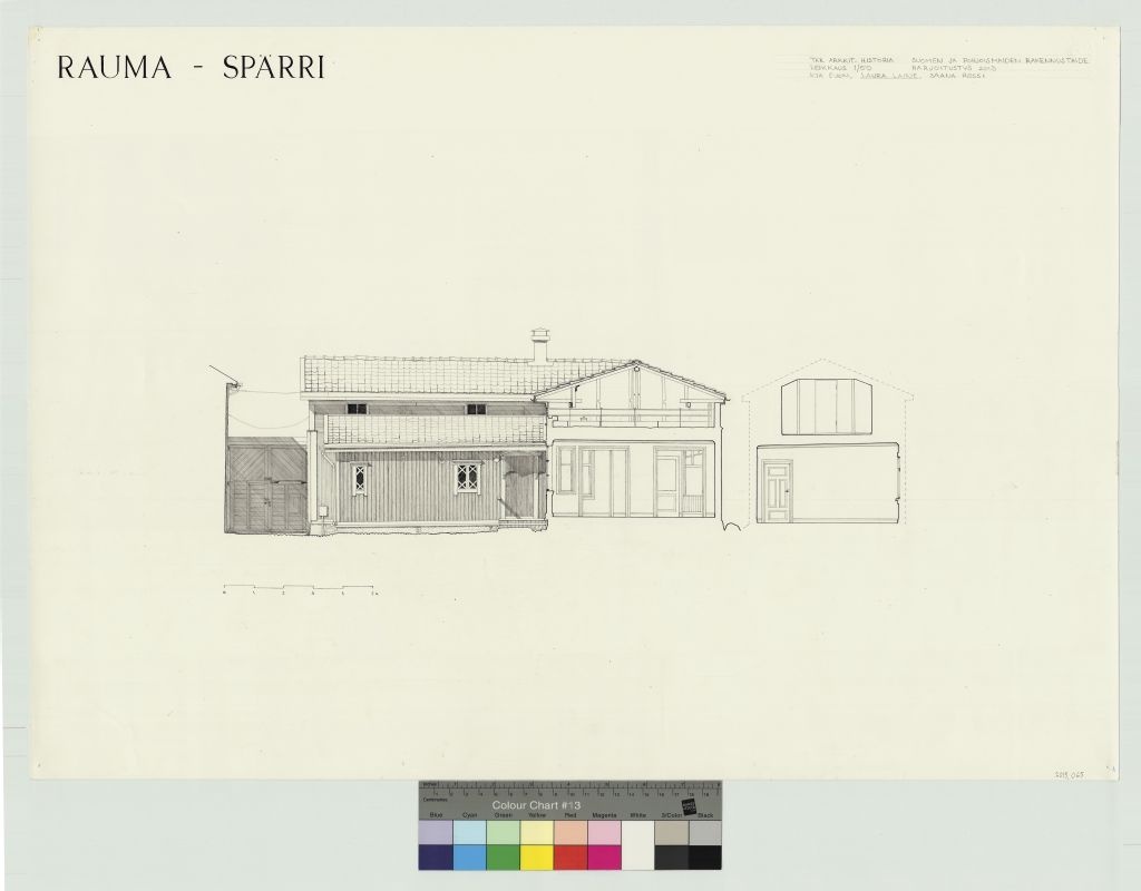 Spärri, measurement drawing