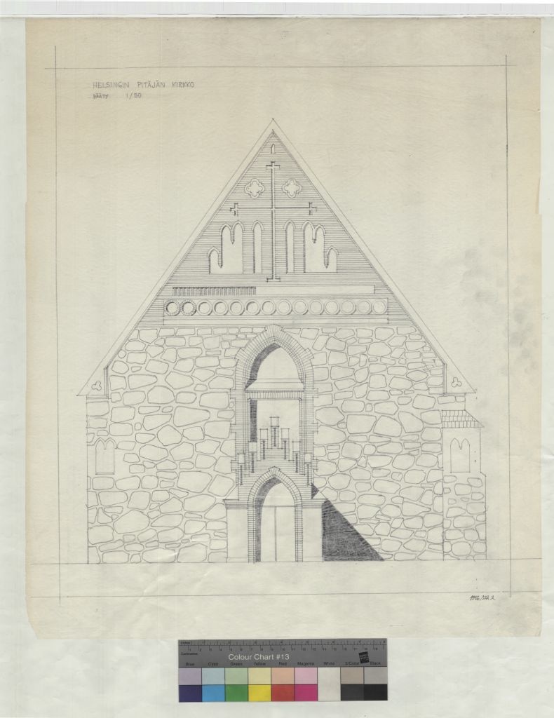 Church of St. Laurin, Vantaa, measurement drawing
