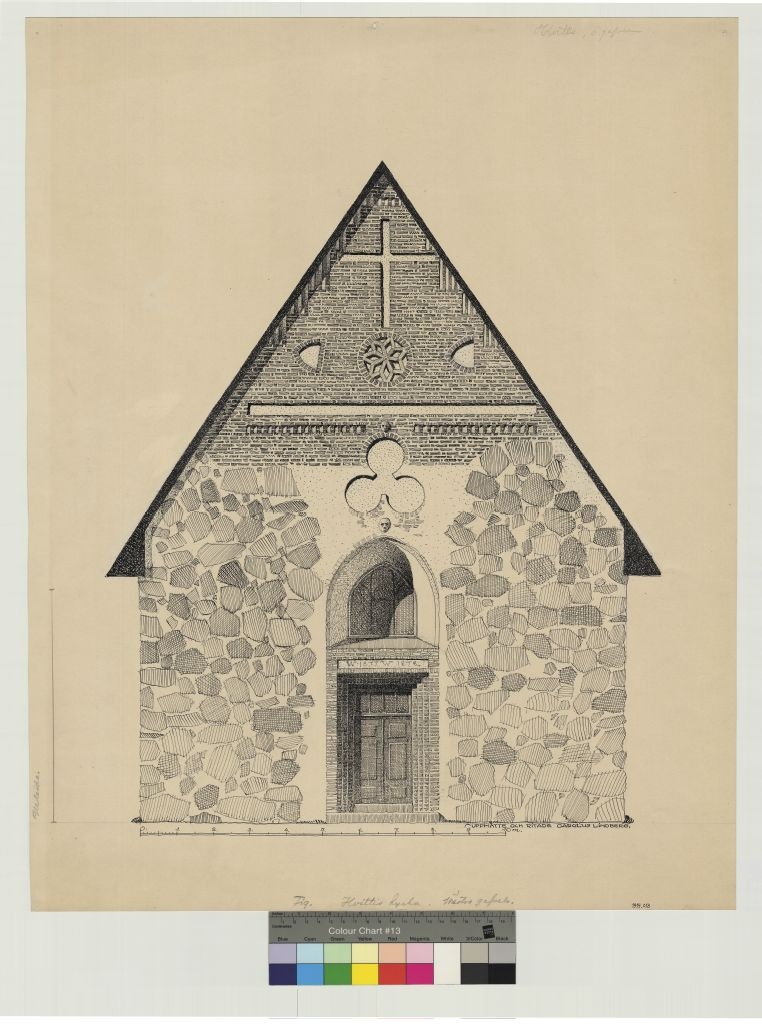 Church of Huittists, measurement drawing