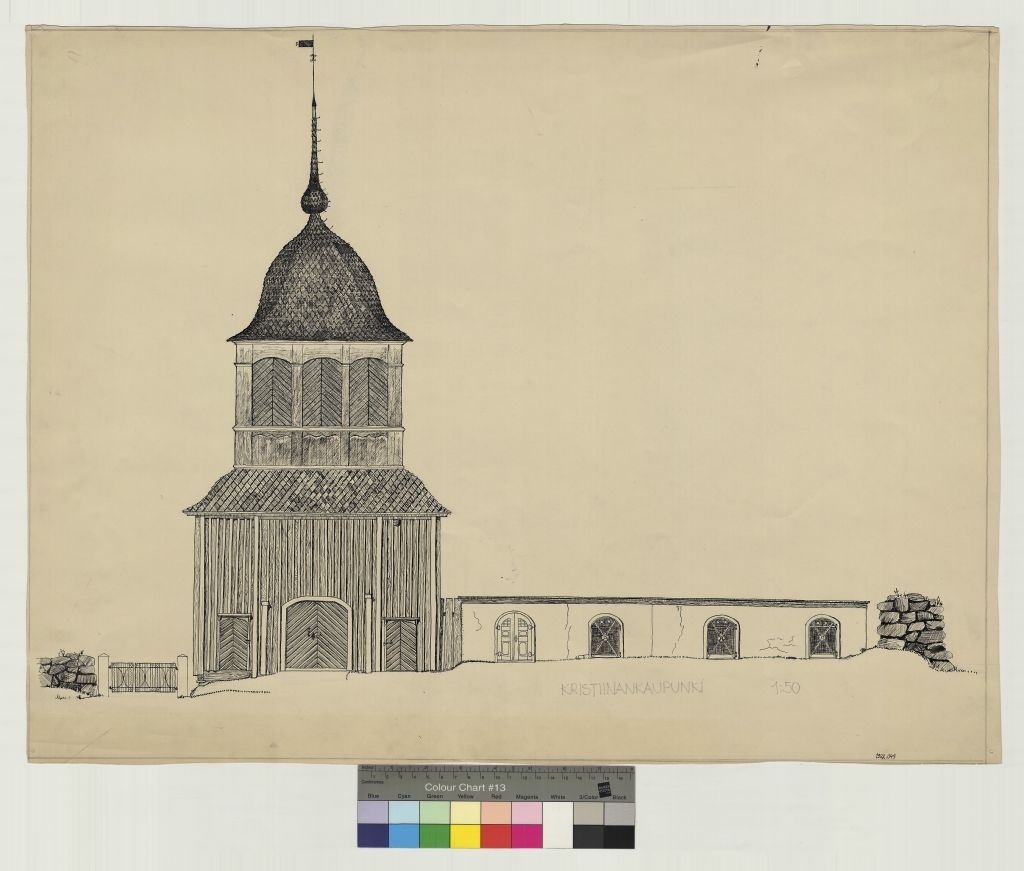 Ulrika Eleonora Church, measurement drawing