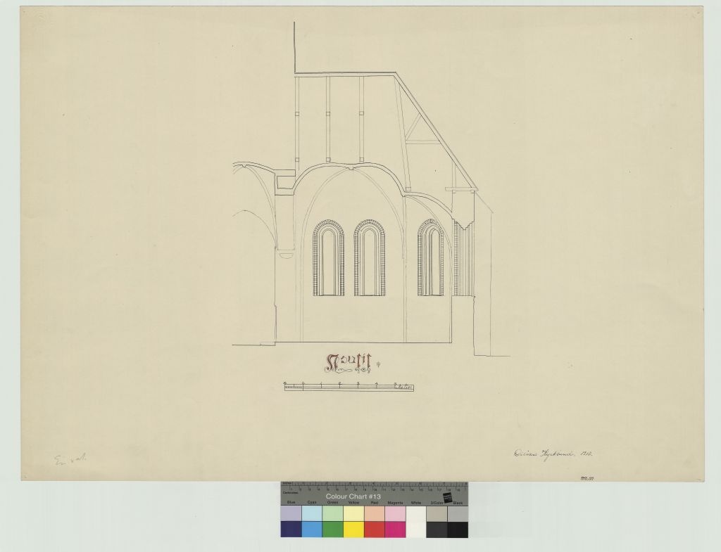 Novel church, measurement drawing