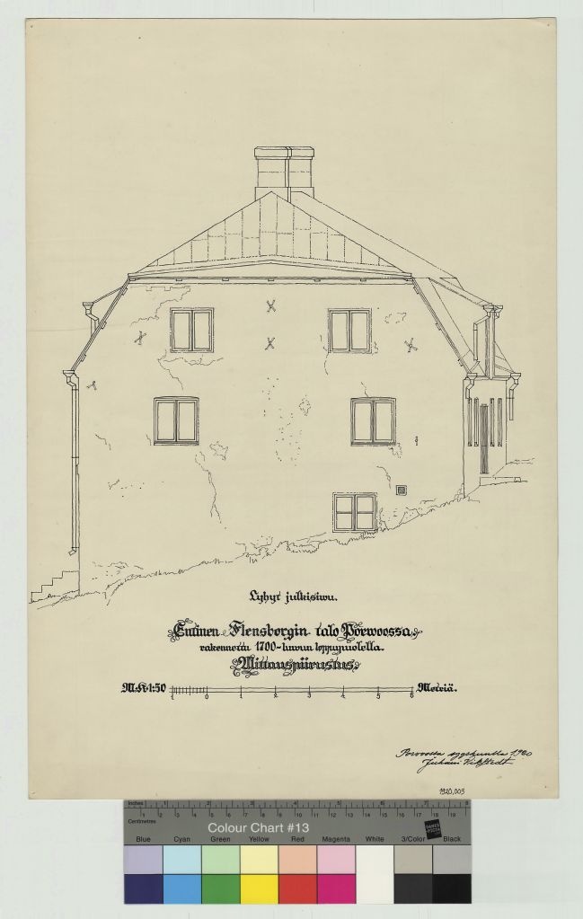 Flensborg house, measurement drawing