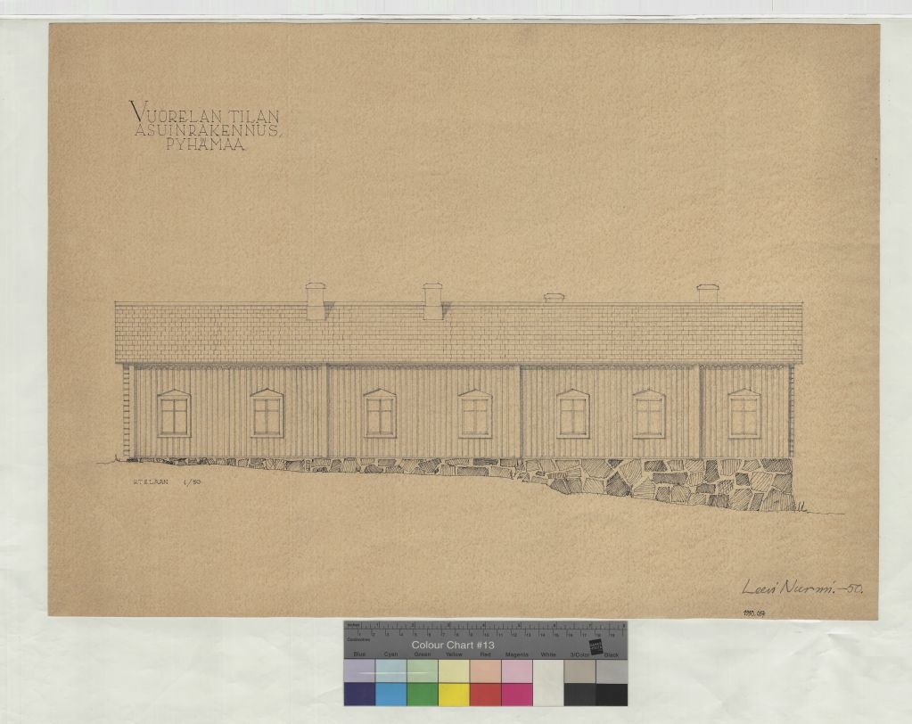Vuorela, Holy County, measurement drawing