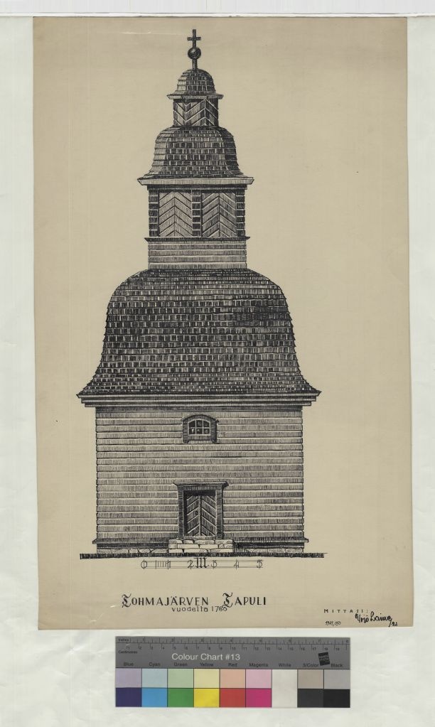 Tohmajärve church beacon, measurement drawing