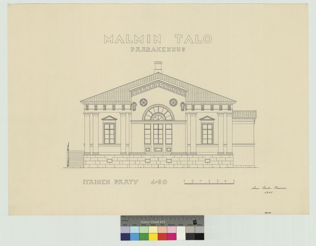 Malm's house, measurement drawing