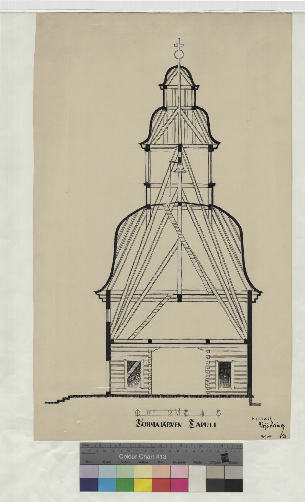 Tohmajärve church beacon, measurement drawing