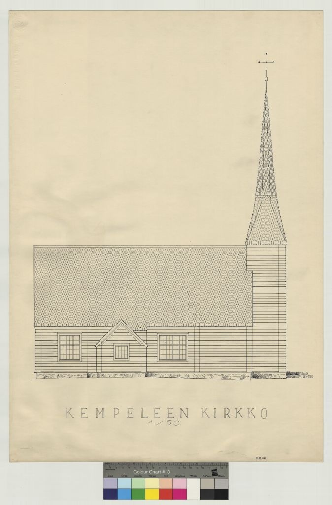 Church of Kempele, measurement drawing