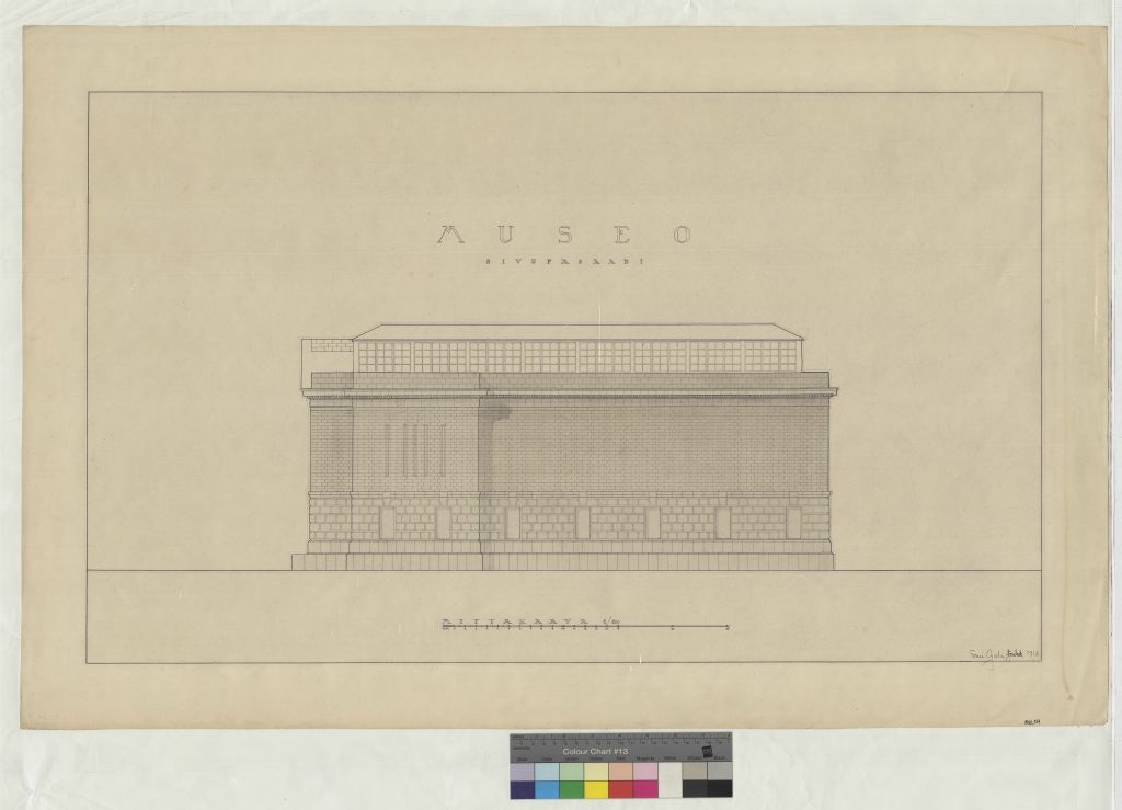 Museum, measurement drawing