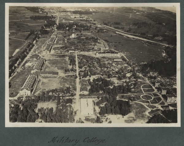 Õhuvaade Sõjakooli territooriumile.