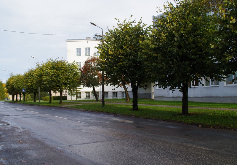 Rakvere Gymnasium building rephoto
