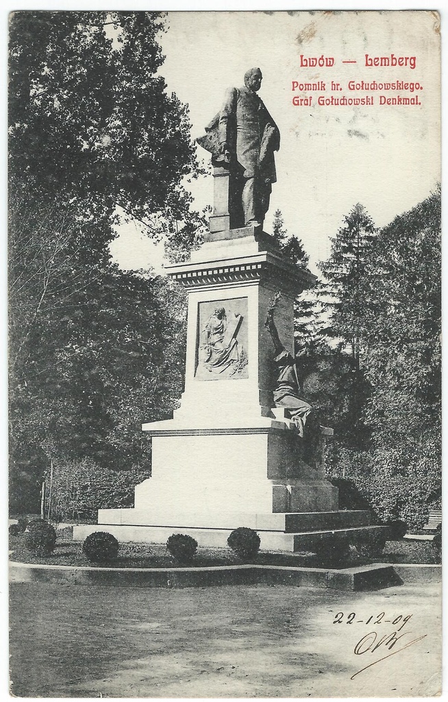 19091222 lwow pomnik goluchowskiego