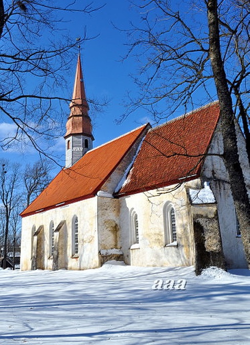 Vaade Palamuse kirikule rephoto