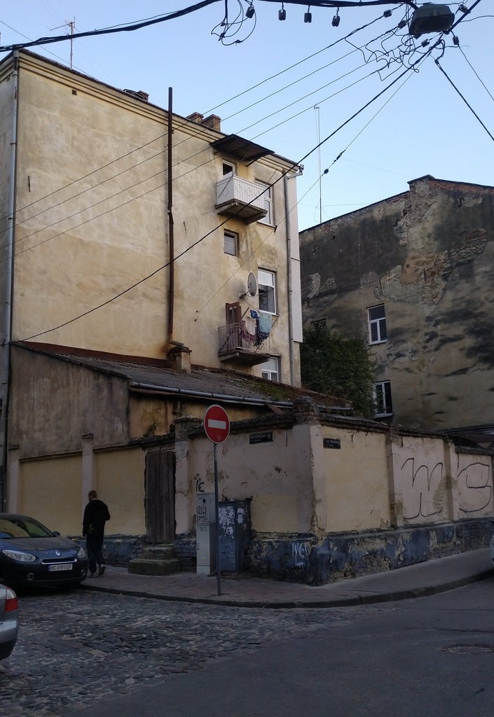 Synagogue Chassidim Shul in Lemberg-Lwow. rephoto