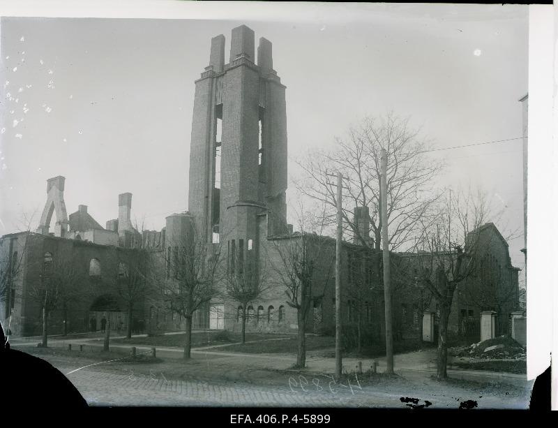 The ruins of the Paulus Church.
