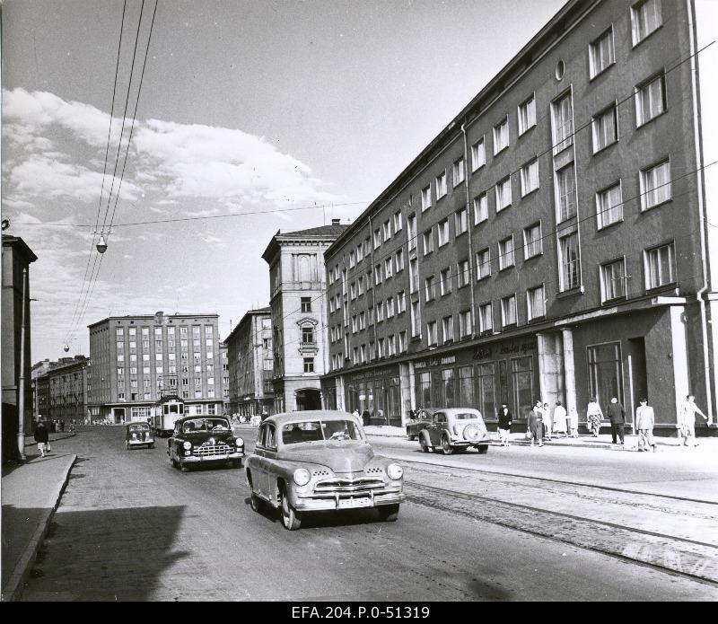 View of the Narva highway in Tallinn.