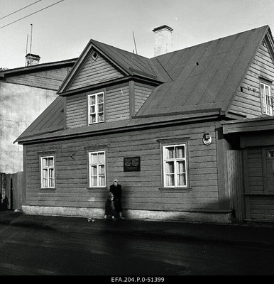 House Nikonov Street no. 36 The house, where M.I. lived, was located. Kalin.  duplicate photo