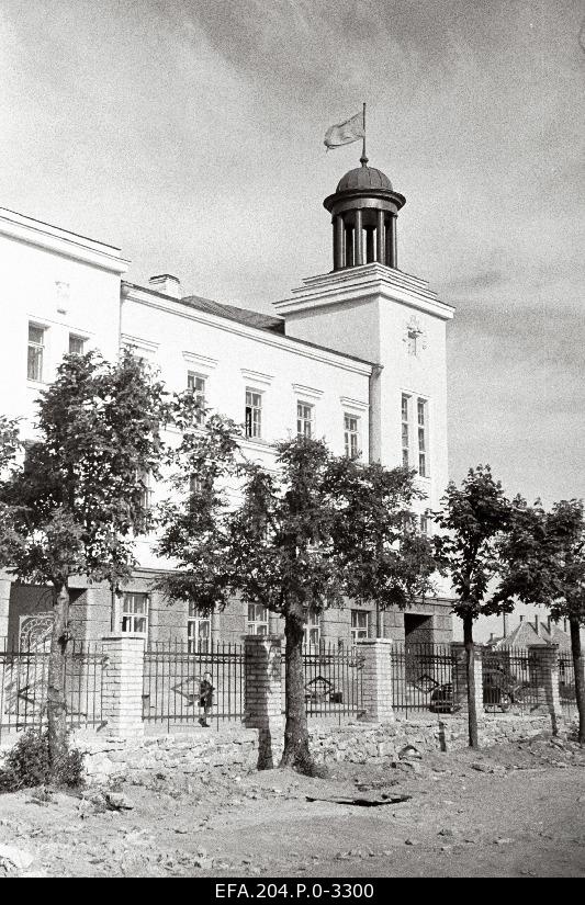 View of the building of Narva City Executive Committee.
