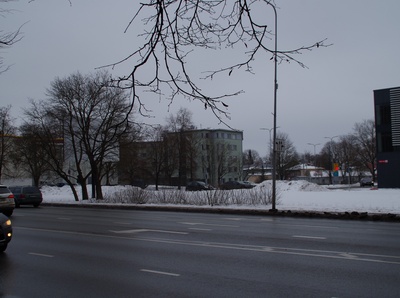 Building on Riga Street. rephoto