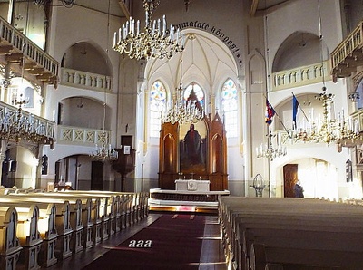 Peter's church altar. rephoto