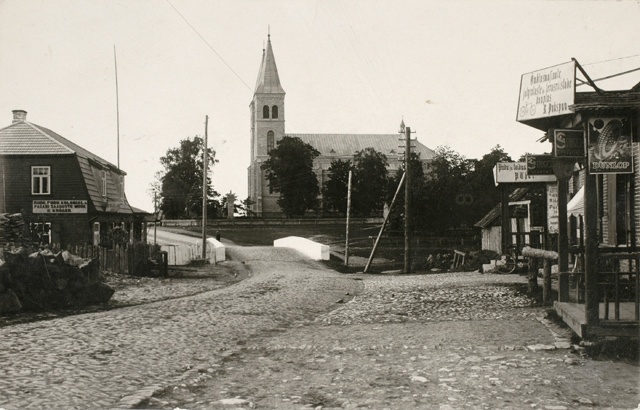 Rapla alive view with the church