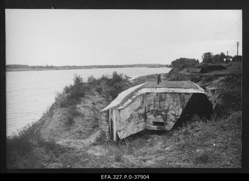 Border insurance on the shore of Narva River.
