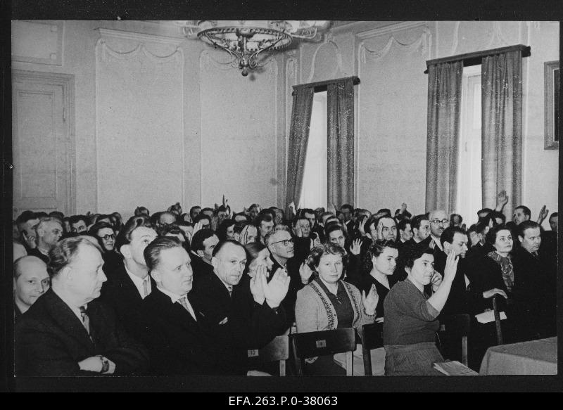 View of the Tartu City Council Chamber of Sessions.