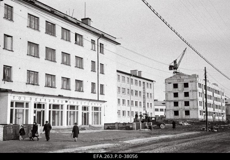 New residential buildings of the Tig Street in Tartu.