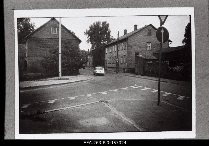 View from the end of the Friendship Bridge to Kalev Street.