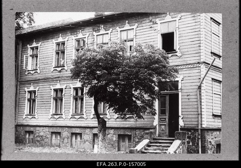 Building Veski (Burdenko) Street 45, where between 1912 and 1916 Professor n. Burdenko lived.