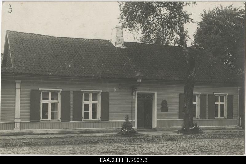 Zinaida Jurjevskaja's birthplace in Tartu on Puiestee Street