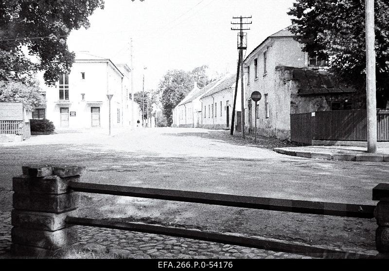 Moscow Street, one of the oldest streets in Kingissepa.