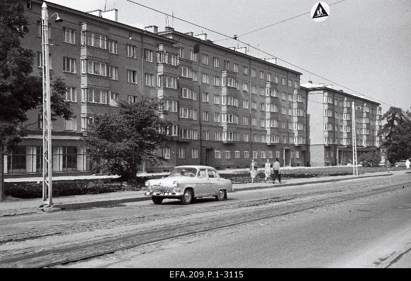 View of the new apartments of the Pärnu road.