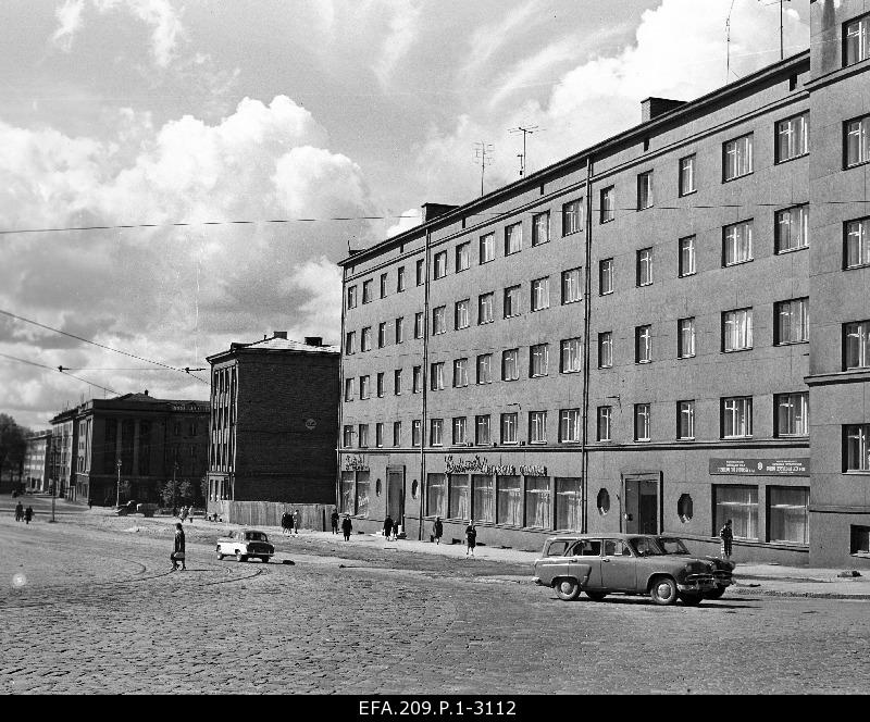 View of Tõnismäe's new apartments.