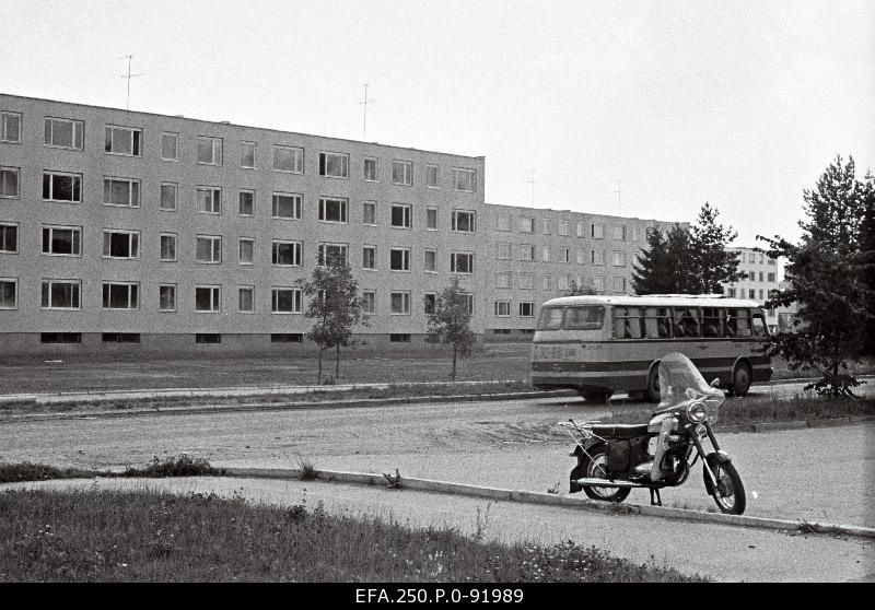 View of new apartments in Tõrva.