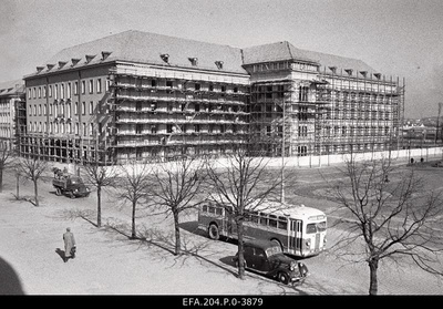 Construction of the Estonian Academy of Sciences of the Soviet Union on the Estonian puiestee.  similar photo