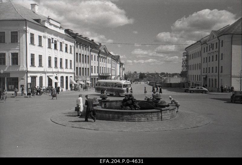 Soviet Square in Tartu.