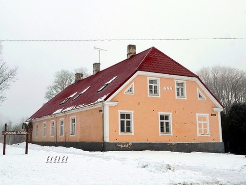 Main building of Pärnu-Jaagup Pastorage rephoto