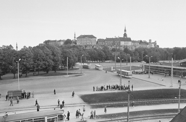 Old Tallinn. Baltic station.
