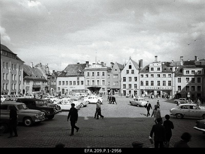 View of the Raekoja Square.  similar photo