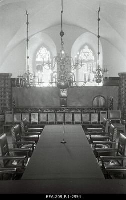 Interior view of the Raekoja raesaal.  similar photo