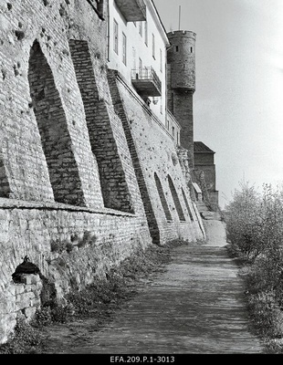 View of the Toompea Wall from the stories.  similar photo