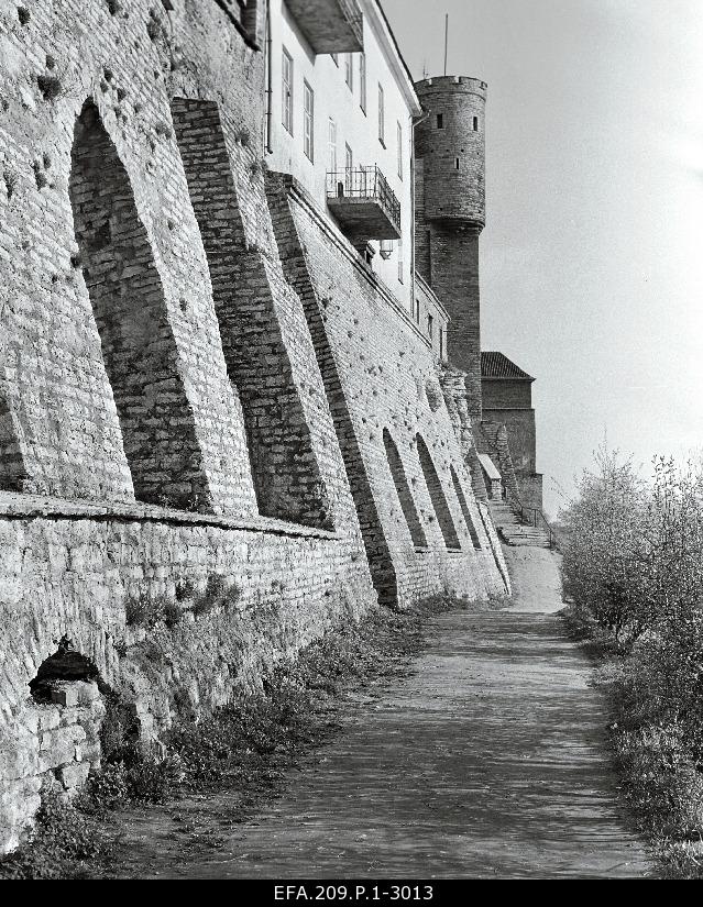 View of the Toompea Wall from the stories.