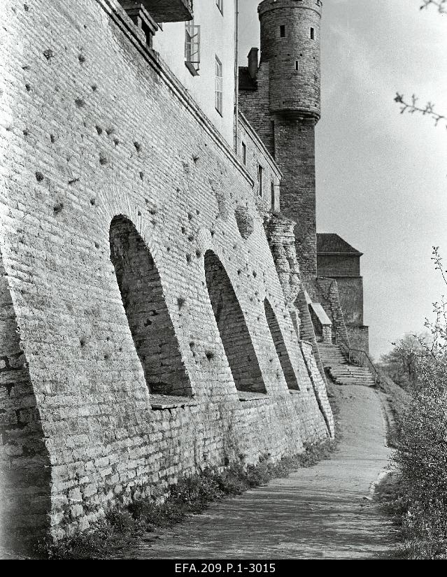 View of the Toompea Wall from the stories.