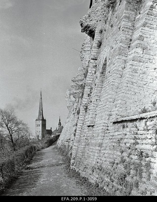 View of the Toompea Wall.  similar photo