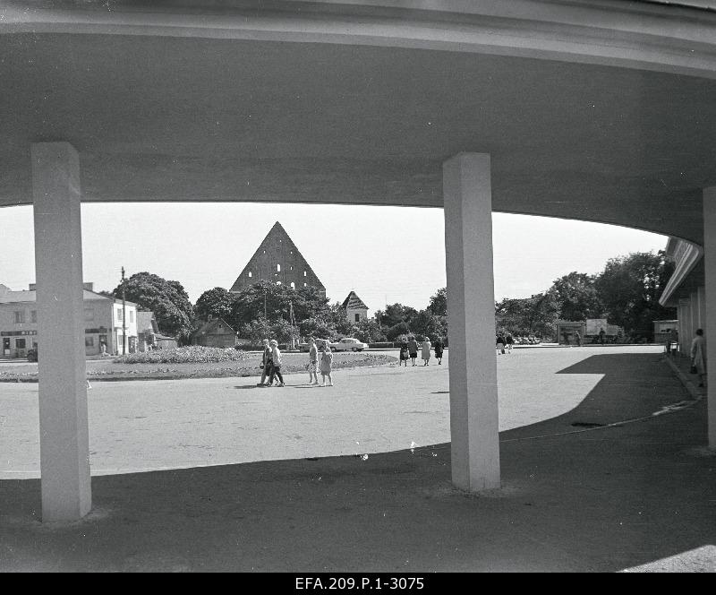 View from the bus station to the Pirita monastery.
