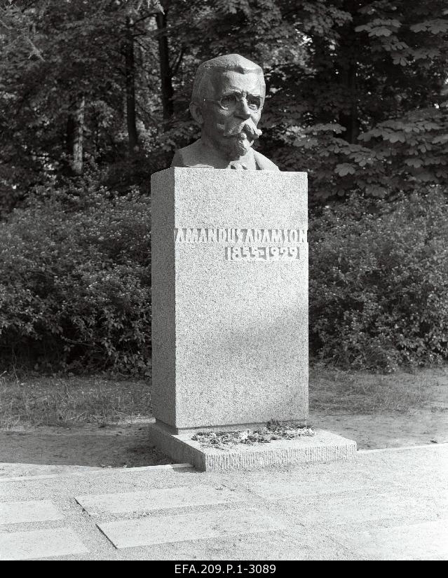 Sculptor Amandus Adamson Memory Stadium in Kadrior.