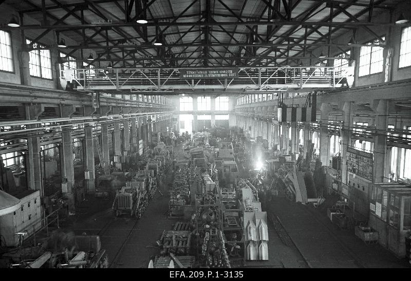 Internal view of Tallinn Excavator Factory.