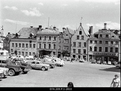 View of the Raekoja Square.  similar photo