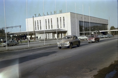 View of Tallinn. Baltic station.  similar photo